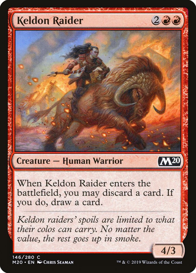 Keldon Raider [Core Set 2020] | Good Games Modbury