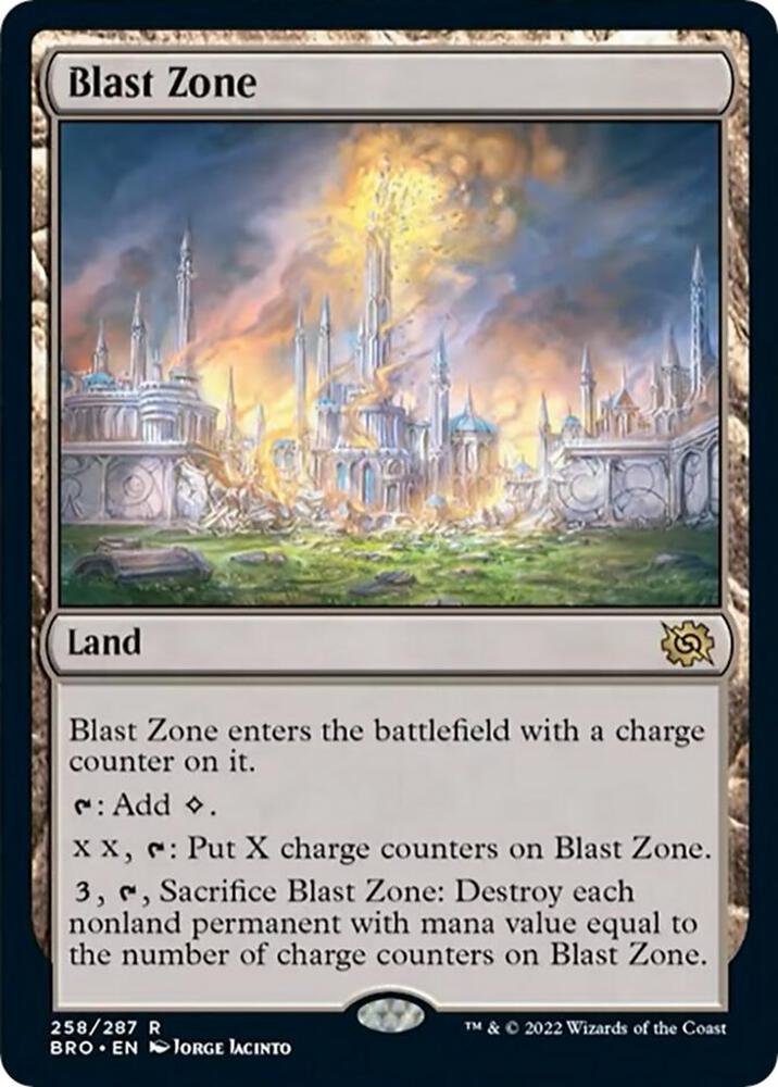 Blast Zone 258/287 (The Brothers' War)  - Foil | Good Games Modbury