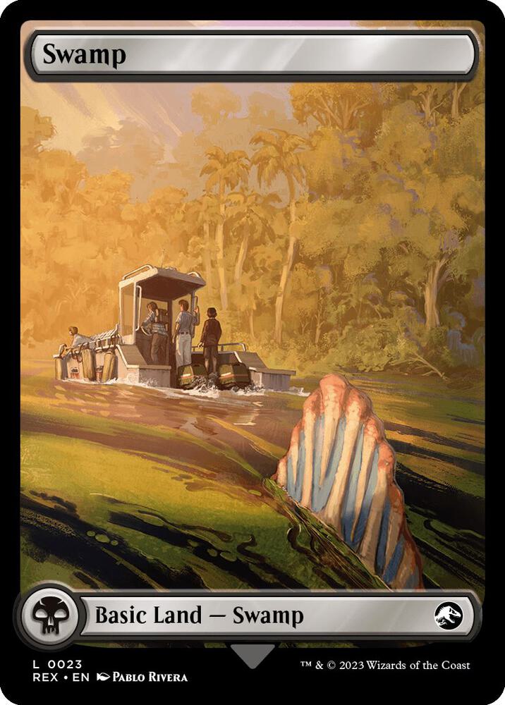 Swamp 23/26 (Universes Beyond: Jurassic World Collection)  - Full Art Foil | Good Games Modbury