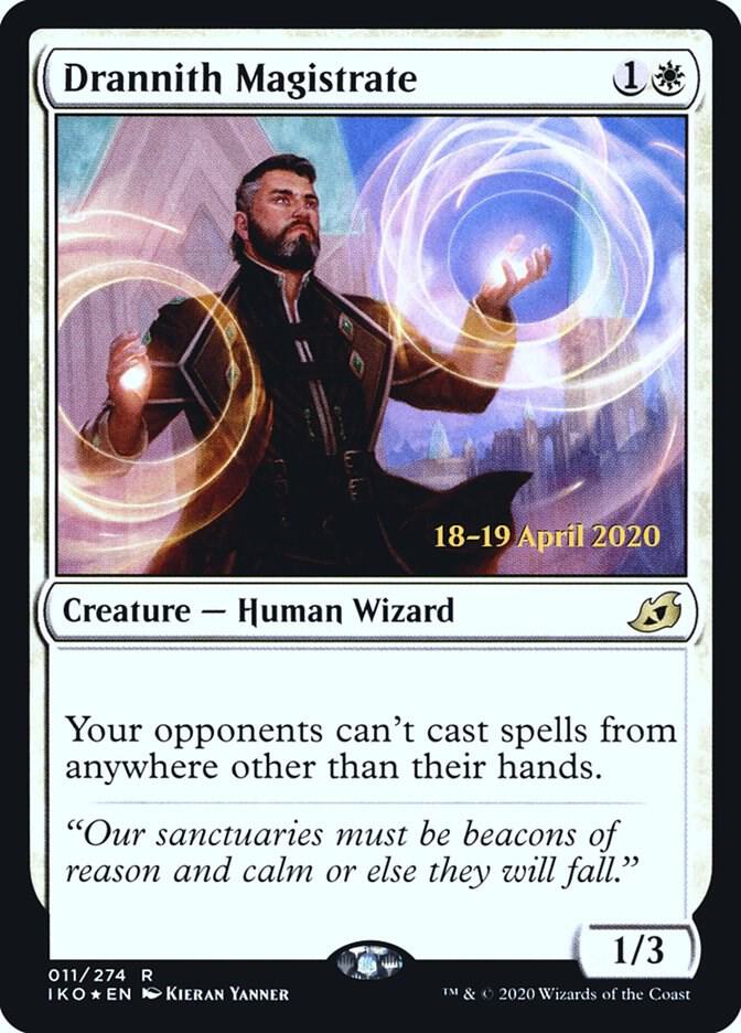 Drannith Magistrate 11s/137 (Prerelease Cards)  - Foil | Good Games Modbury