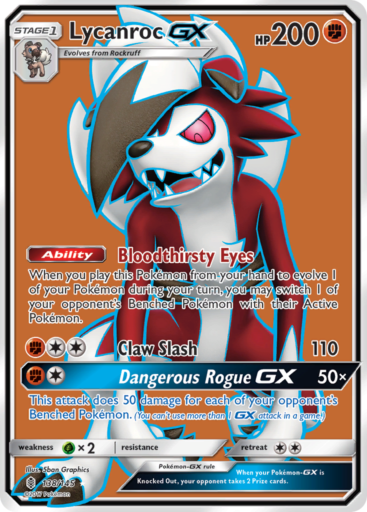 Lycanroc GX (138/145) [Sun & Moon: Guardians Rising] | Good Games Modbury