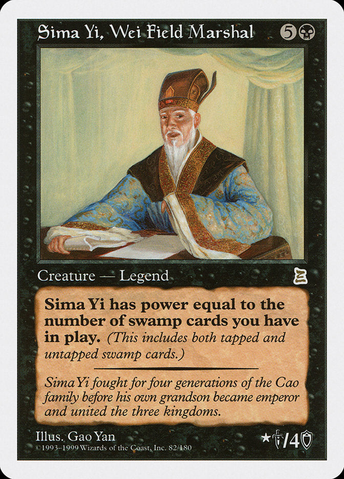 Sima Yi, Wei Field Marshal 82/180 (Portal Three Kingdoms)  | Good Games Modbury