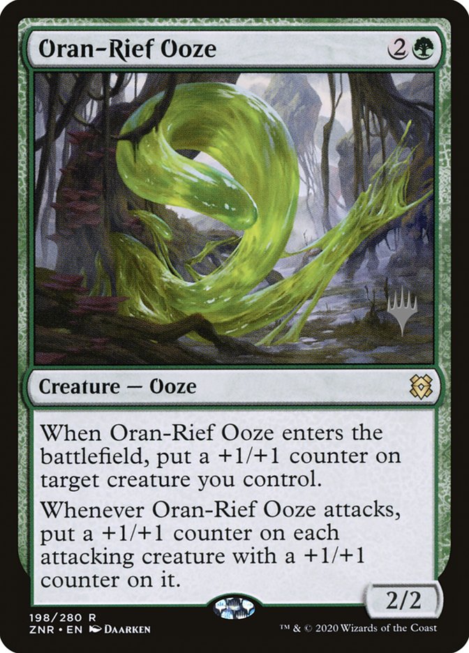 Oran-Rief Ooze (Promo Pack) [Zendikar Rising Promos] | Good Games Modbury