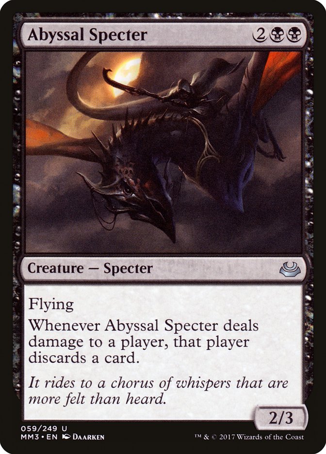 Abyssal Specter 59/249 (Modern Masters 2017)  | Good Games Modbury