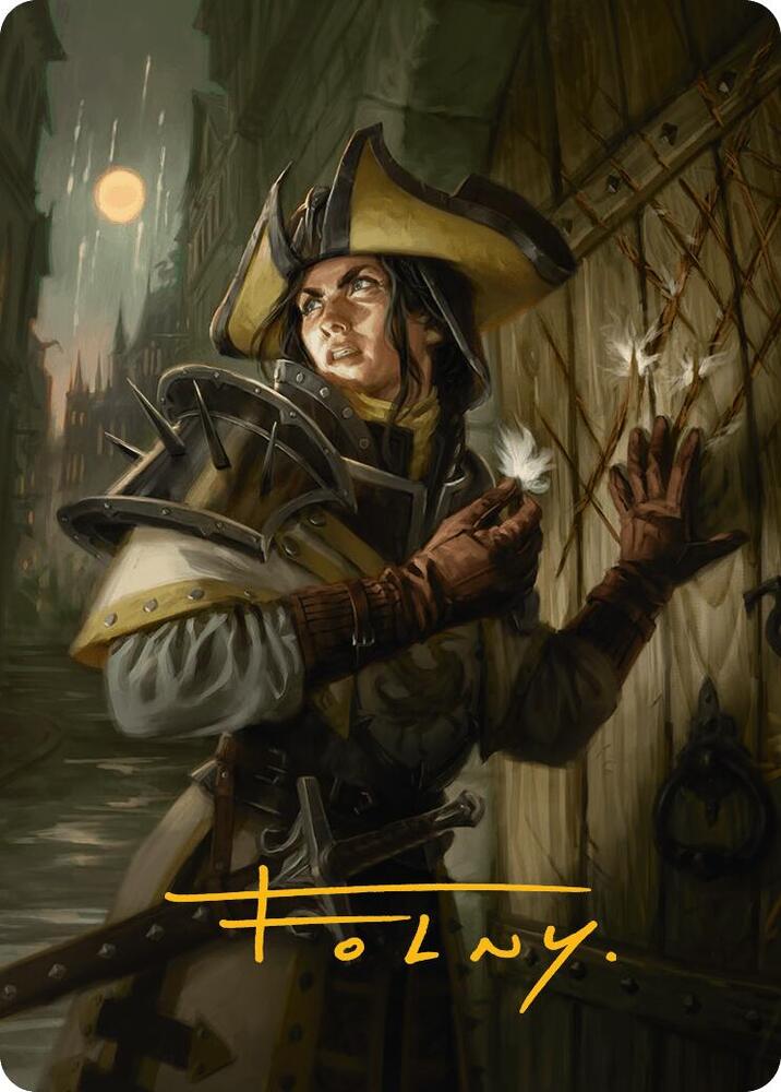 Thraben Inspector Art Card Gold Stamped Signature 3 (Art Series: Innistrad Remastered)  | Good Games Modbury