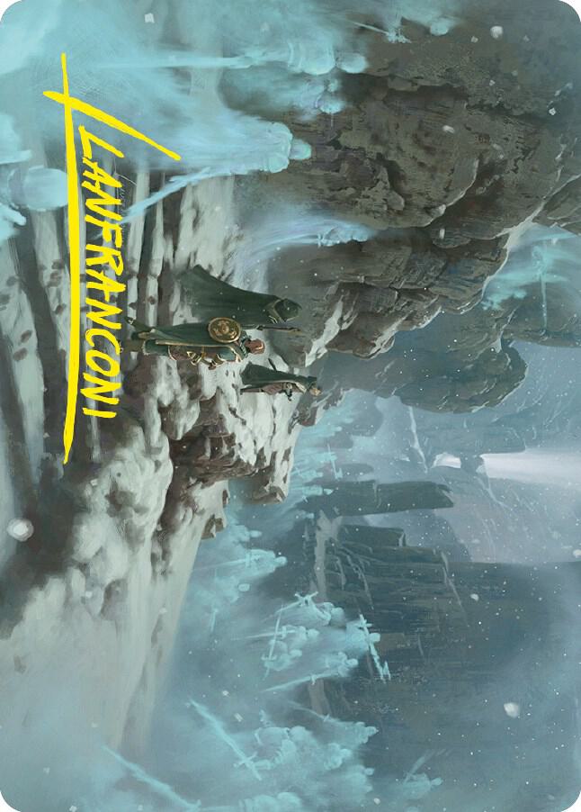 Ghost Quarter Art Card Gold Stamped Signature 78 (Art Series: Universes Beyond: The Lord of the Rings: Tales of Middle-earth)  | Good Games Modbury