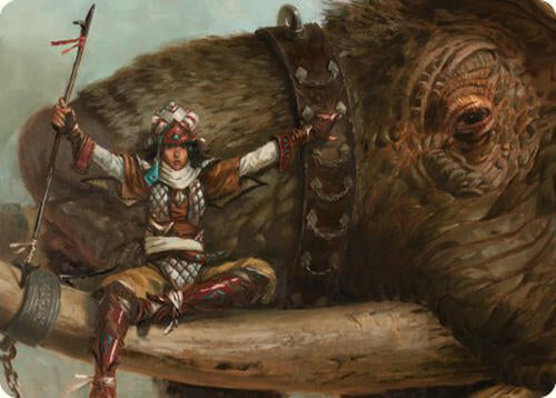 Tuskguard Captain Art Card 16 (Art Series: Commander Masters)  | Good Games Modbury
