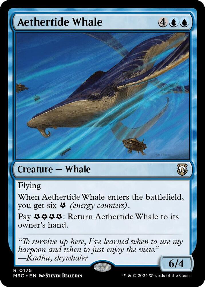 Aethertide Whale 175/411 (Commander: Modern Horizons 3)  - Ripple Foil | Good Games Modbury
