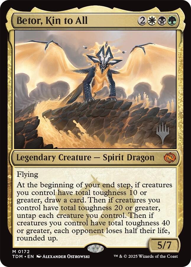 Betor, Kin to All 172 (Promo Pack: Tarkir: Dragonstorm)  - Foil | Good Games Modbury