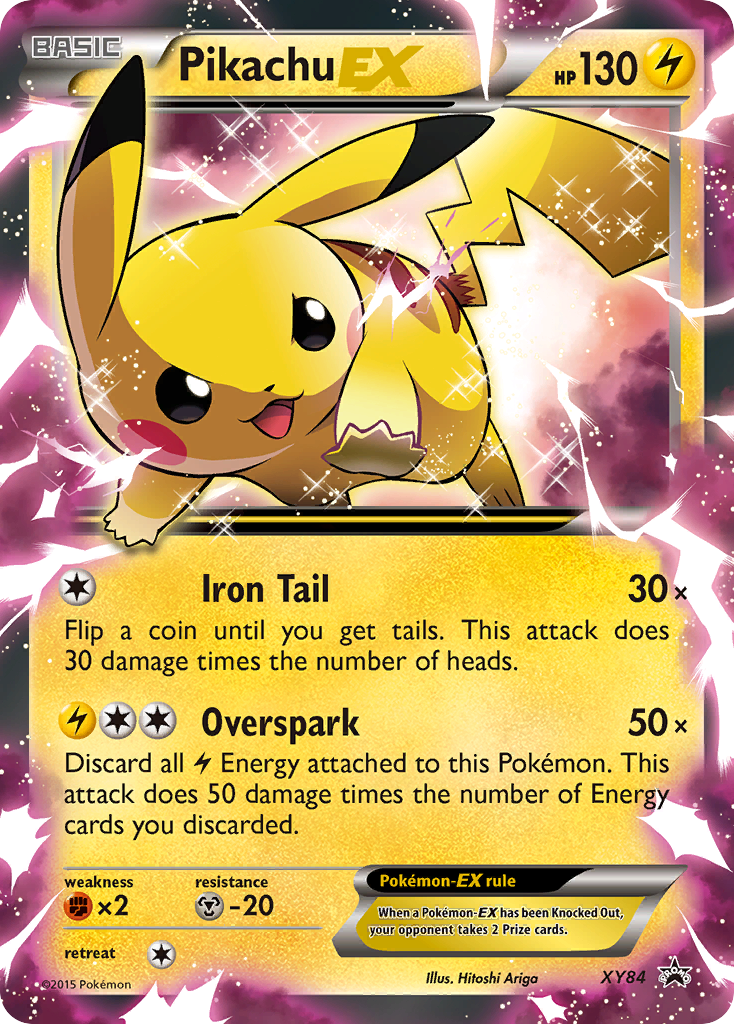 Pikachu EX (XY84) [XY: Black Star Promos] | Good Games Modbury