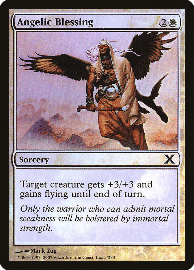 Angelic Blessing (Premium Foil) [Tenth Edition] | Good Games Modbury