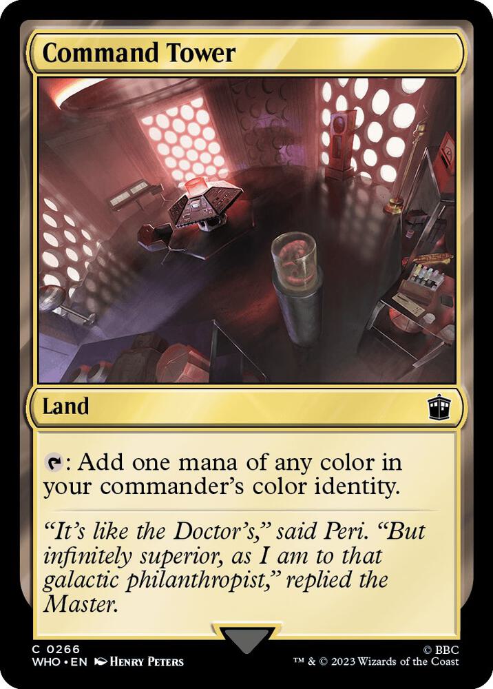Command Tower 266/331 (Universes Beyond: Doctor Who)  | Good Games Modbury