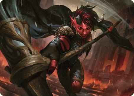 Karlach Fury of Avernus Art Card 34 81 34 (Art Series: Commander Legends: Battle for Baldur's Gate)  | Good Games Modbury