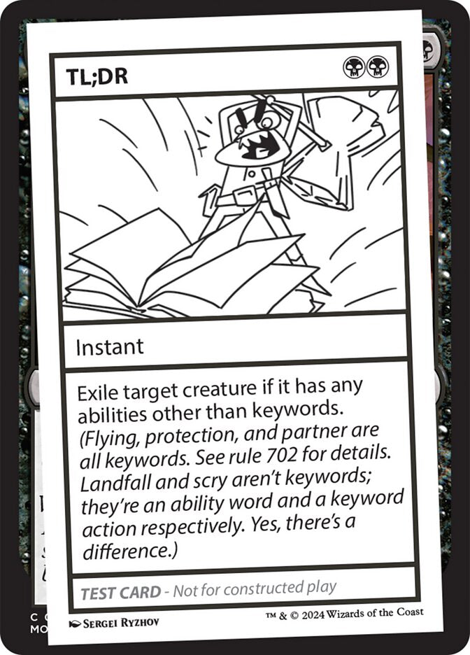 TL;DR 553/390 (Mystery Booster 2 Playtest Cards)  | Good Games Modbury