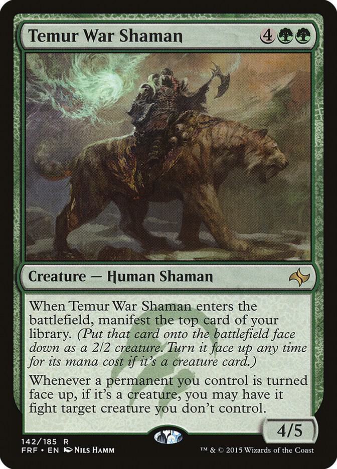Temur War Shaman 142/185 (Fate Reforged)  | Good Games Modbury