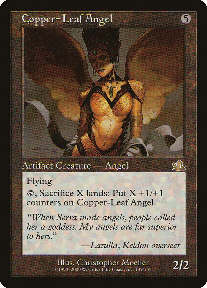 Copper-Leaf Angel 137/143 (Prophecy)  | Good Games Modbury