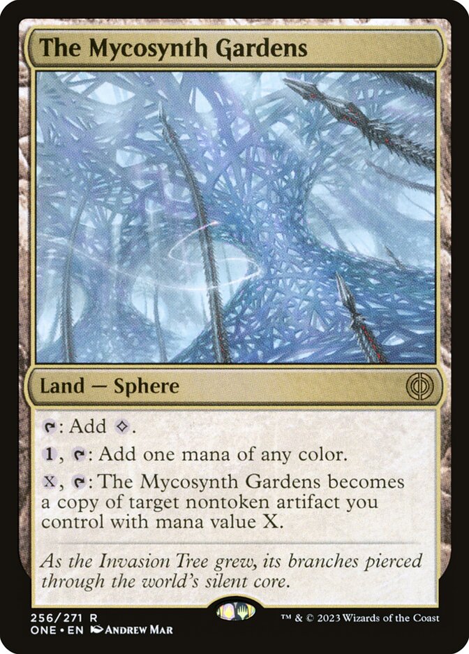 The Mycosynth Gardens 256 (Phyrexia: All Will Be One)  - Foil | Good Games Modbury