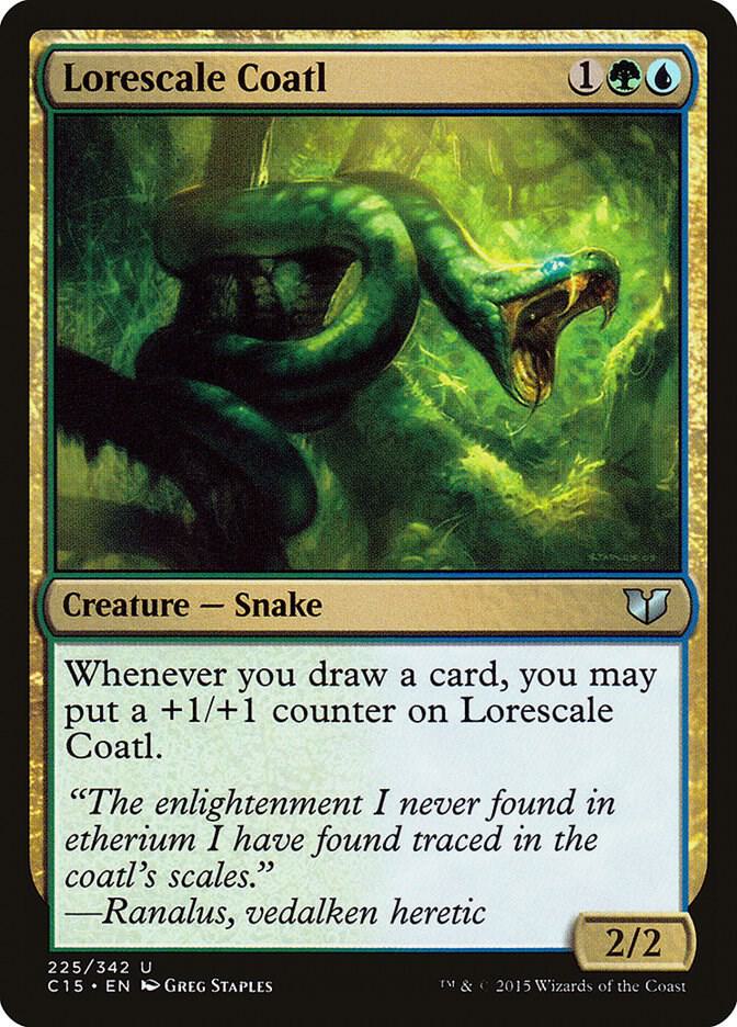 Lorescale Coatl 225/342 (Commander 2015)  | Good Games Modbury