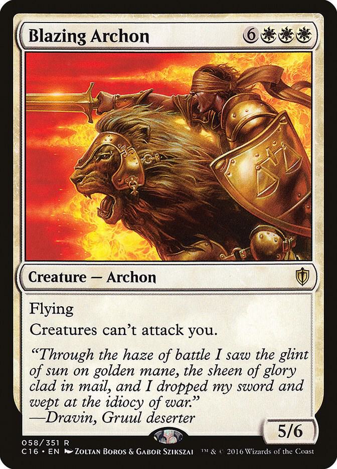 Blazing Archon 58/351 (Commander 2016)  | Good Games Modbury