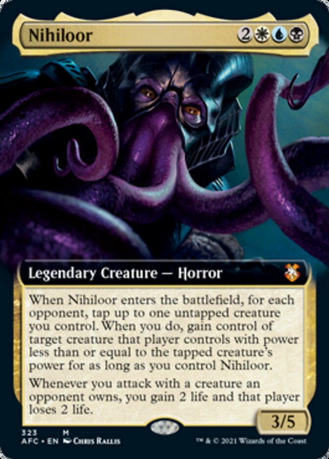 Nihiloor (Extended Art) [Dungeons & Dragons: Adventures in the Forgotten Realms Commander] | Good Games Modbury