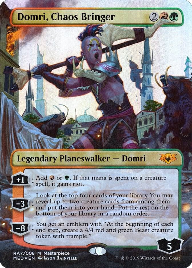 Domri, Chaos Bringer 7/24 (Mythic Edition: Ravnica Allegiance)  - Foil | Good Games Modbury