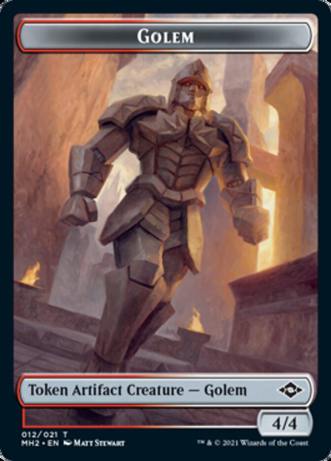 Food (18) // Golem Double-Sided Token [Modern Horizons 2 Tokens] | Good Games Modbury