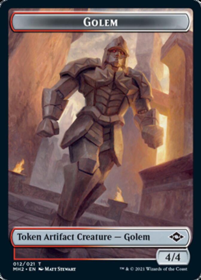 Golem Token [Modern Horizons 2 Tokens] | Good Games Modbury