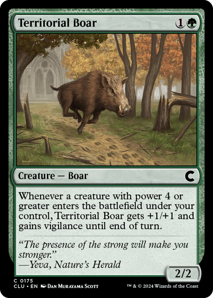 Territorial Boar [Ravnica: Clue Edition] | Good Games Modbury