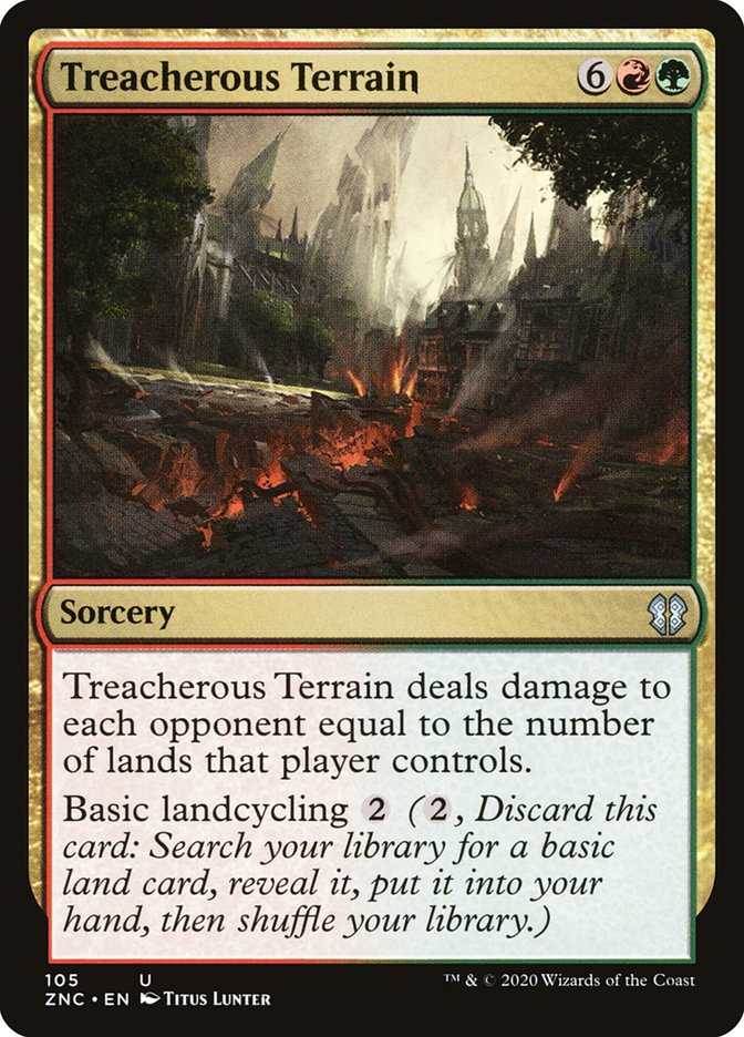 Treacherous Terrain 105/142 (Commander: Zendikar Rising)  | Good Games Modbury