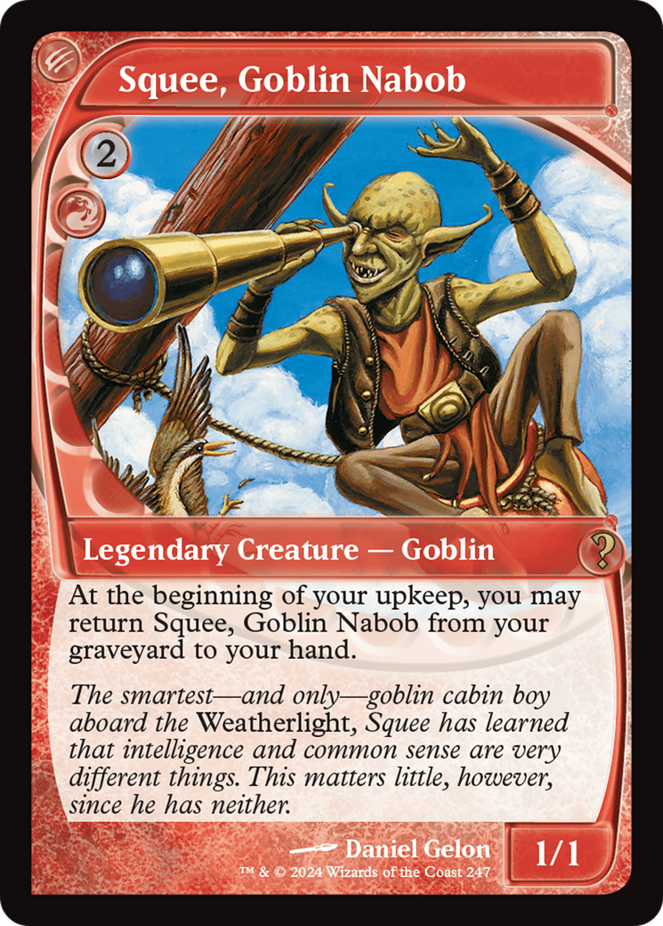 Squee, Goblin Nabob (Future Sight) [Mystery Booster 2] | Good Games Modbury