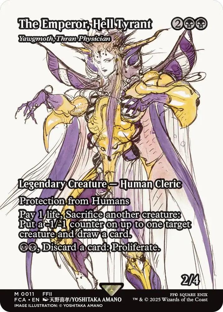 The Emperor, Hell-Tyrant - Yawgmoth, Thran Physician 11/64 (FINAL FANTASY: Through the Ages)  - Showcase | Good Games Modbury