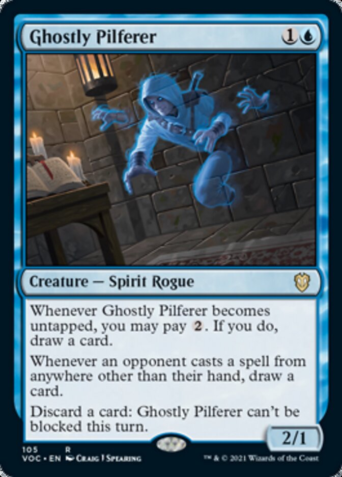 Ghostly Pilferer [Innistrad: Crimson Vow Commander] | Good Games Modbury