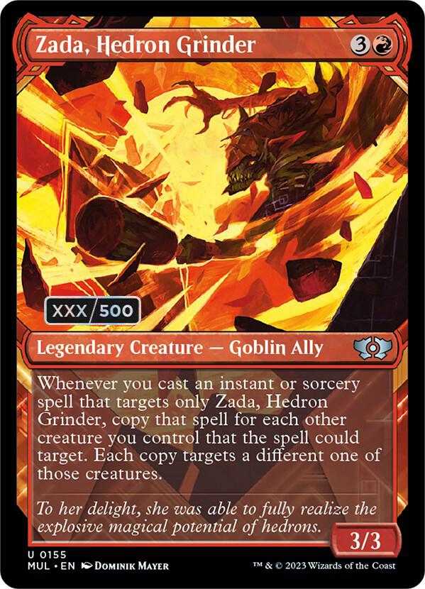 Zada,  Hedron Grinder Serialized 155z/65 (March of the Machine: Multiverse Legends)  - Double Rainbow Foil | Good Games Modbury