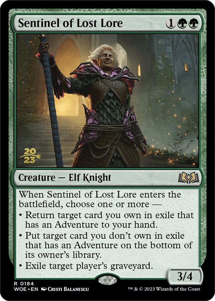 Sentinel of Lost Lore 184s/200 (Prerelease Cards)  - Foil | Good Games Modbury
