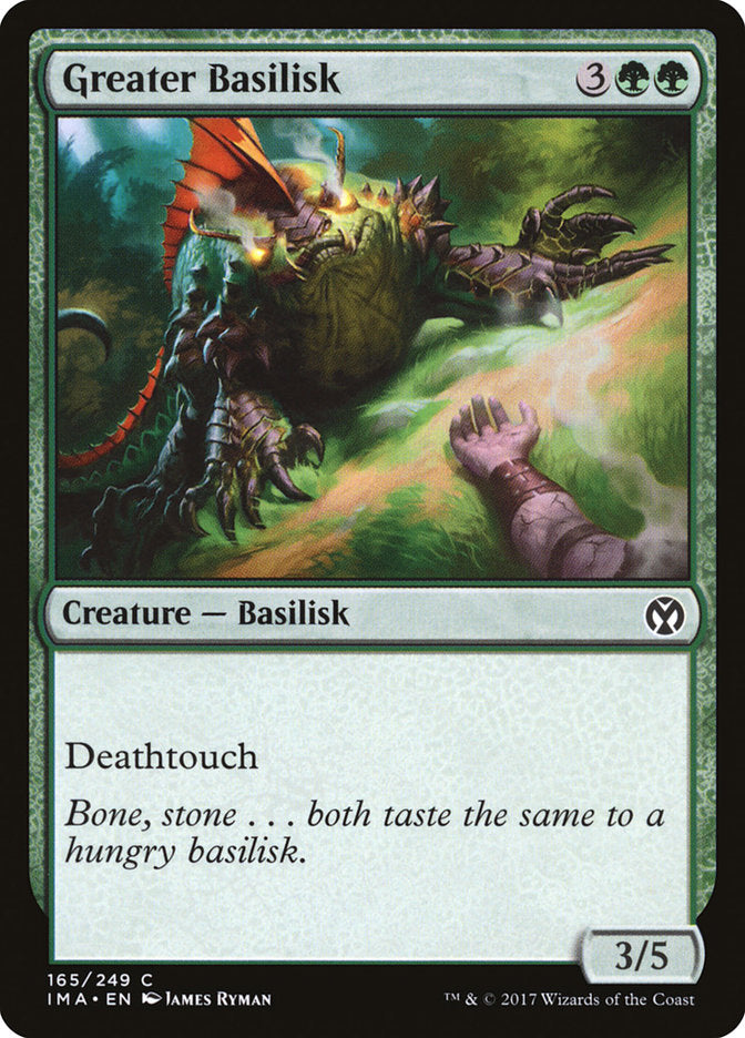 Greater Basilisk 165/249 (Iconic Masters)  - Foil | Good Games Modbury