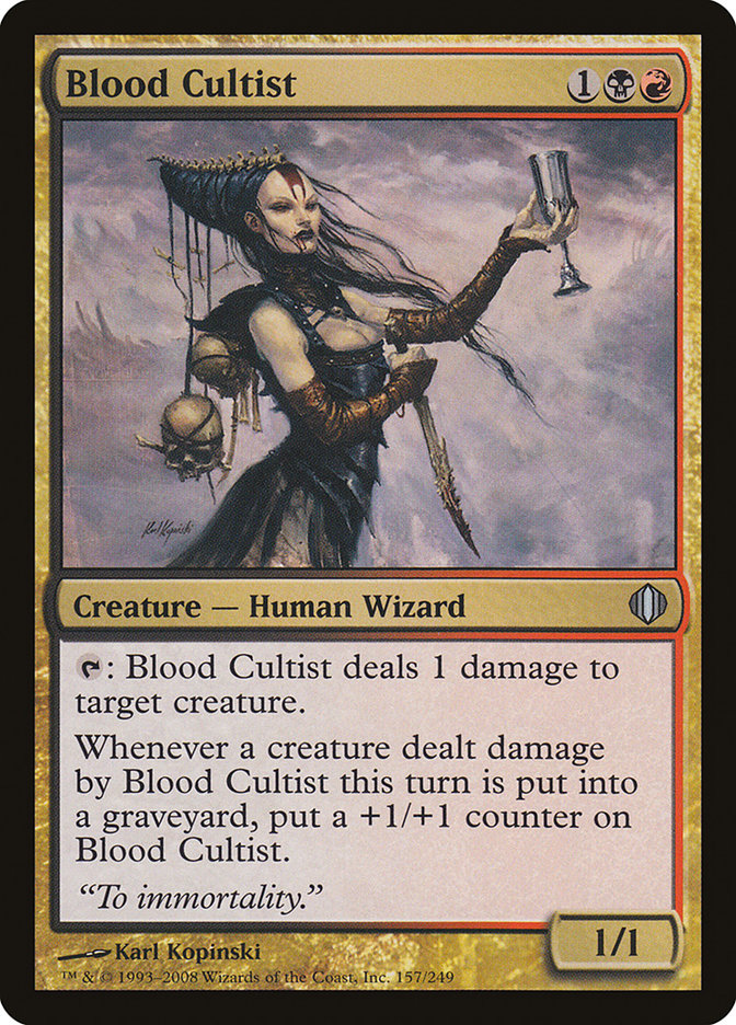 Blood Cultist 157/249 (Shards of Alara)  | Good Games Modbury
