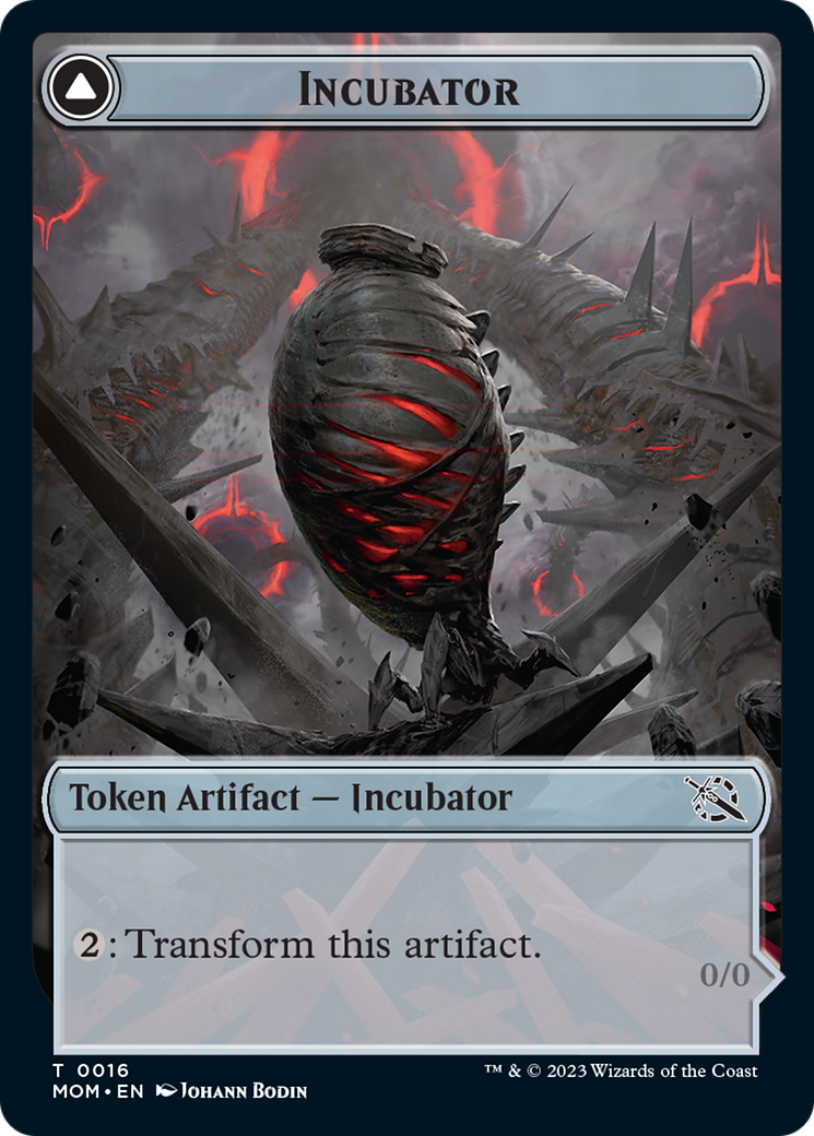 Incubator // Phyrexian (16) Double-Sided Token [March of the Machine Tokens] | Good Games Modbury