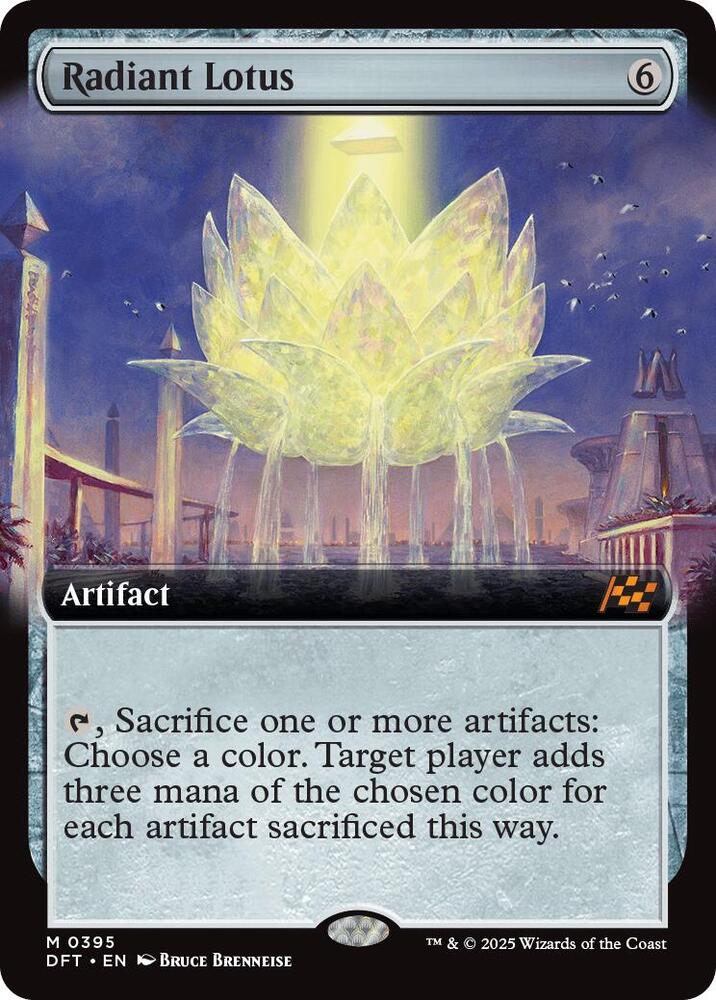 Radiant Lotus 395 (Aetherdrift)  - Extended Art Foil | Good Games Modbury