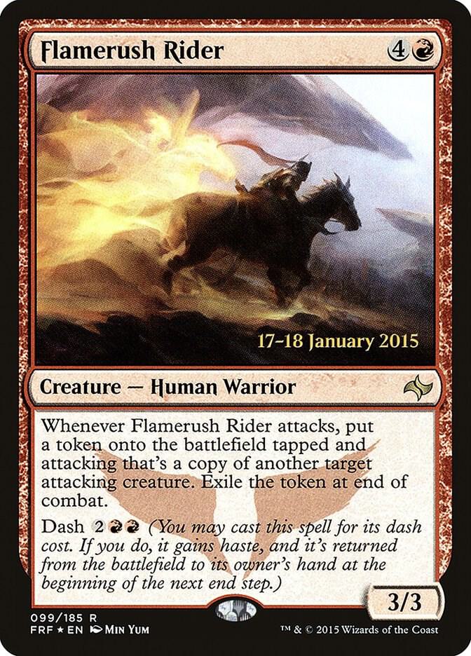 Flamerush Rider 99s/43 (Prerelease Cards)  - Foil | Good Games Modbury