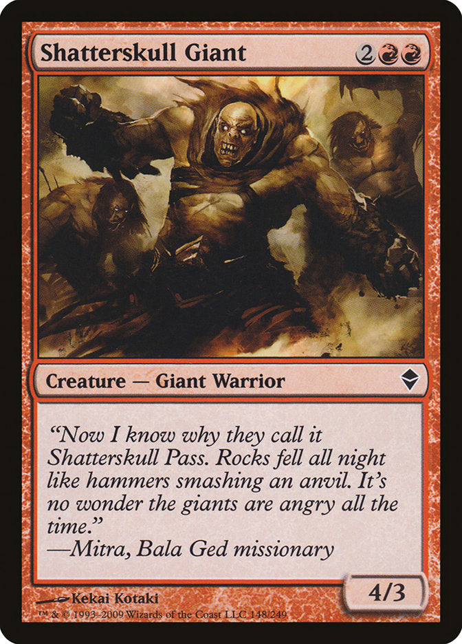 Shatterskull Giant 148/249 (Zendikar)  - Foil | Good Games Modbury