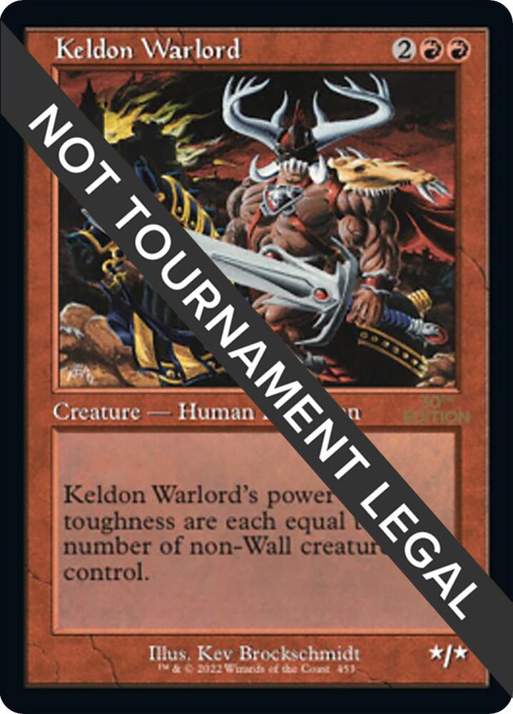 Keldon Warlord Retro Frame 453/594 (30th Anniversary Edition)  | Good Games Modbury