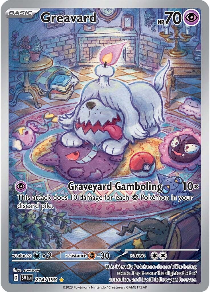 Greavard (214/198) [Scarlet & Violet: Base Set] | Good Games Modbury