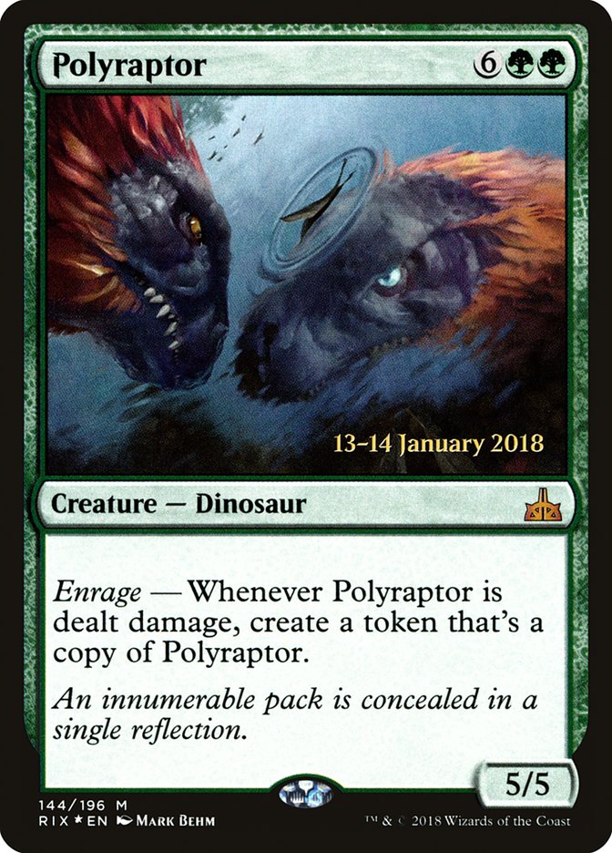 Polyraptor [Rivals of Ixalan Prerelease Promos] | Good Games Modbury
