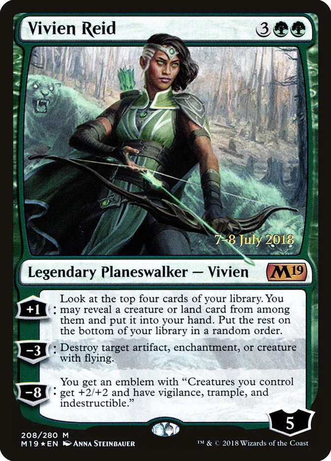 Vivien Reid [Core Set 2019 Prerelease Promos] | Good Games Modbury