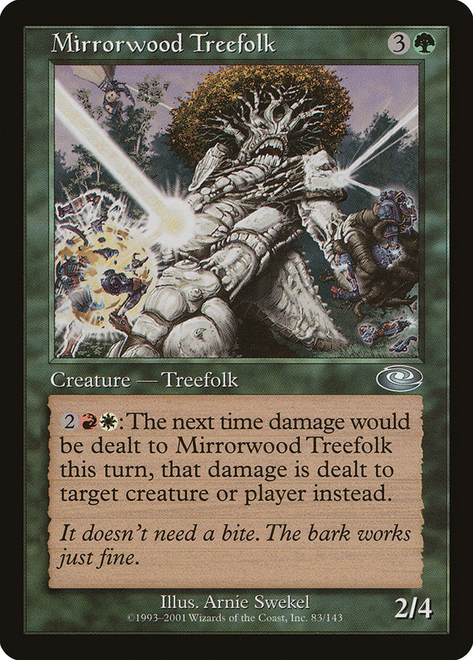 Mirrorwood Treefolk 83/143 (Planeshift)  - Foil | Good Games Modbury