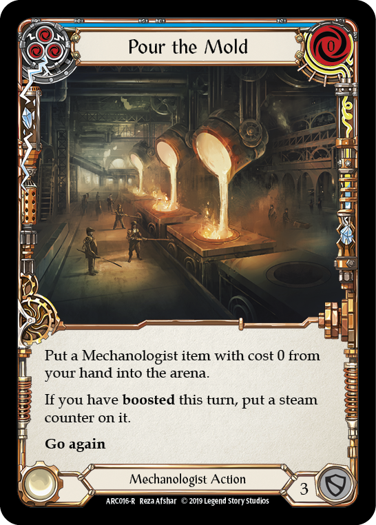 Pour the Mold (Blue) [ARC016-R] (Arcane Rising)  1st Edition Normal | Good Games Modbury