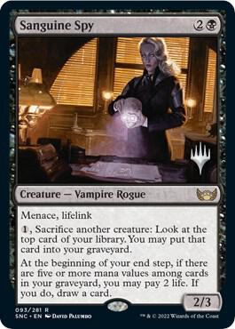 Sanguine Spy 93p/161 (Promo Pack: Streets of New Capenna)  - Foil | Good Games Modbury