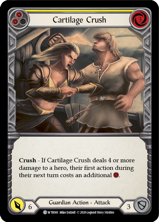 Cartilage Crush (Yellow) [U-WTR061] (Welcome to Rathe Unlimited)  Unlimited Rainbow Foil | Good Games Modbury