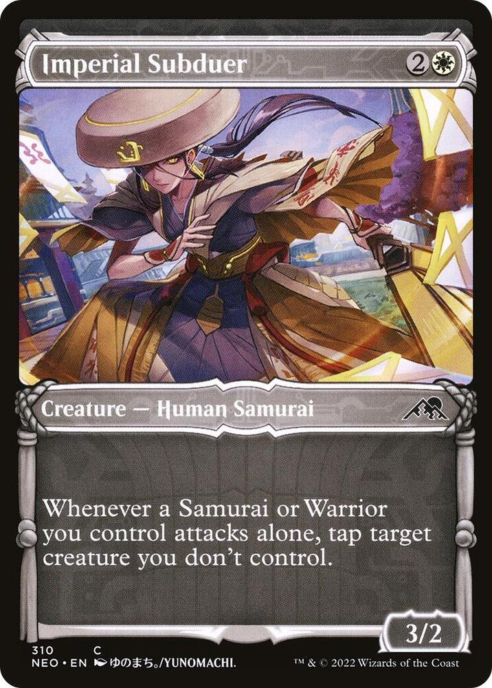 Imperial Subduer 310/302 (Kamigawa: Neon Dynasty)  - Showcase Foil | Good Games Modbury