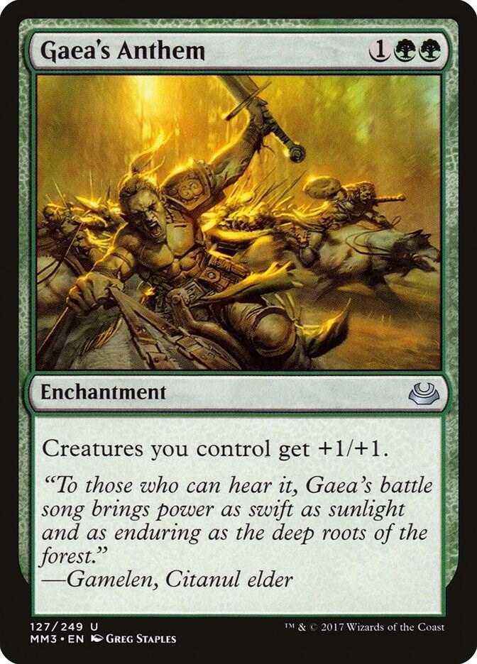 Gaea's Anthem 127/249 (Modern Masters 2017)  - Foil | Good Games Modbury
